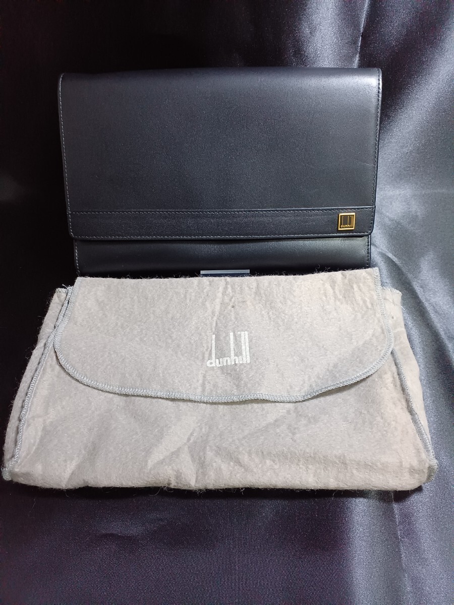 【美品】ダンヒル dunhill セカンドバッグ 付属品/保存袋拍卖