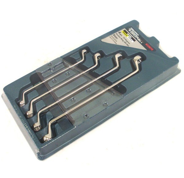 シグネット SIGNET 75°オフセットメガネレンチセット 4pc 33670拍卖