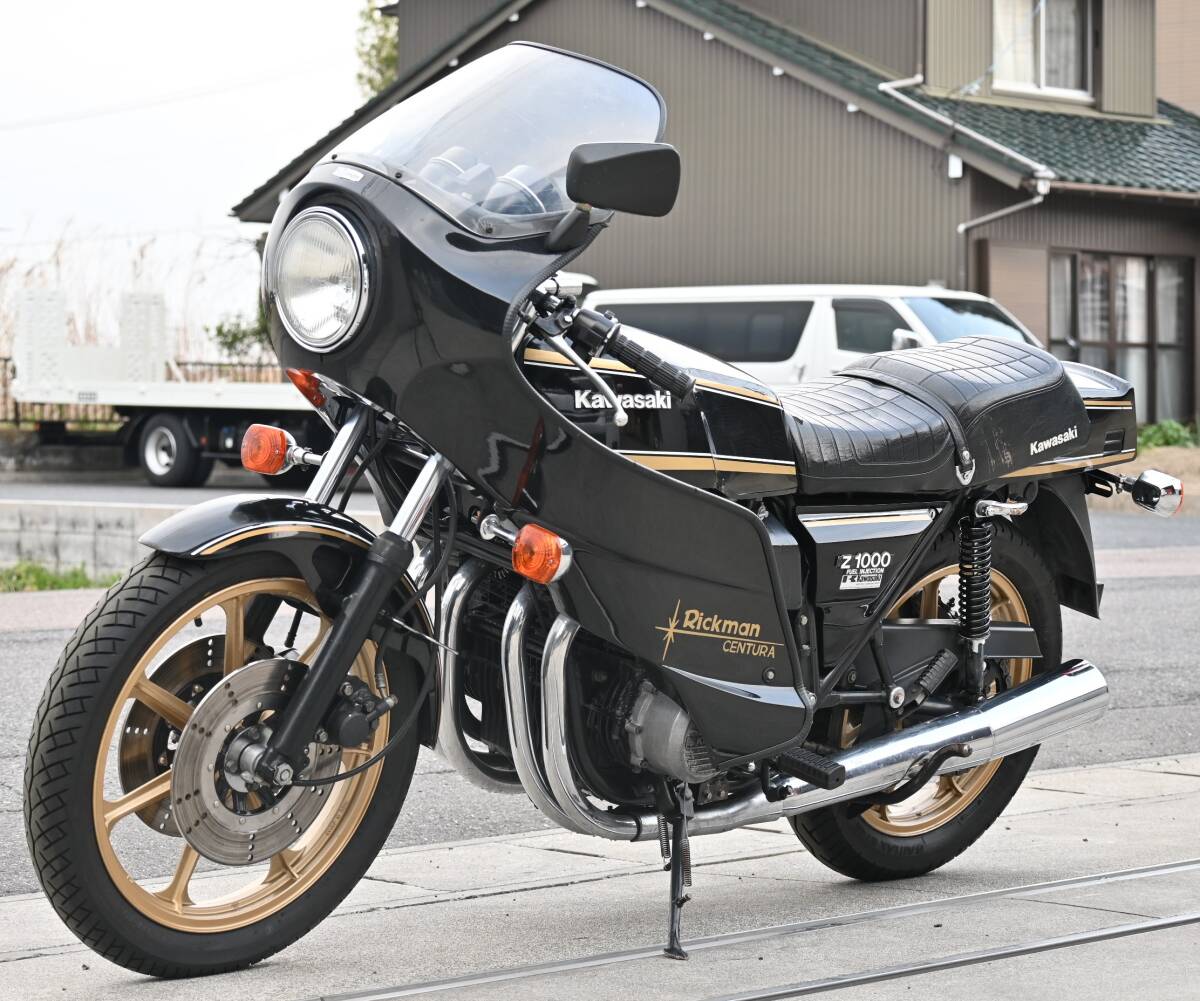K1198 当時物 Z1000H リックマンカウル エンジン実働 ベース 0014 検) MK2 750FX Z1R拍卖