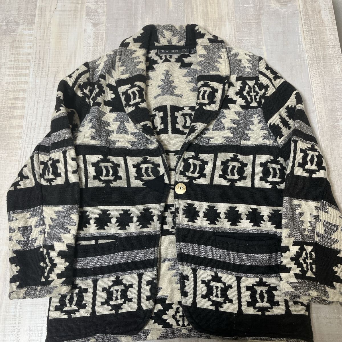 【コンチョボタン】NEW IDENTITY ネイティブショールカラー ゴブランジャケット ラルフローレン RALPH LAUREN POLO COUNTRY ポロカントリー拍卖