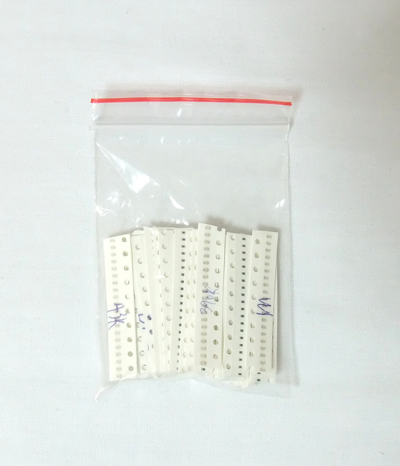 チップ抵抗1005 合計660個セット(33種類各20個入り、1Ω~1MΩ、SMD、新品)拍卖