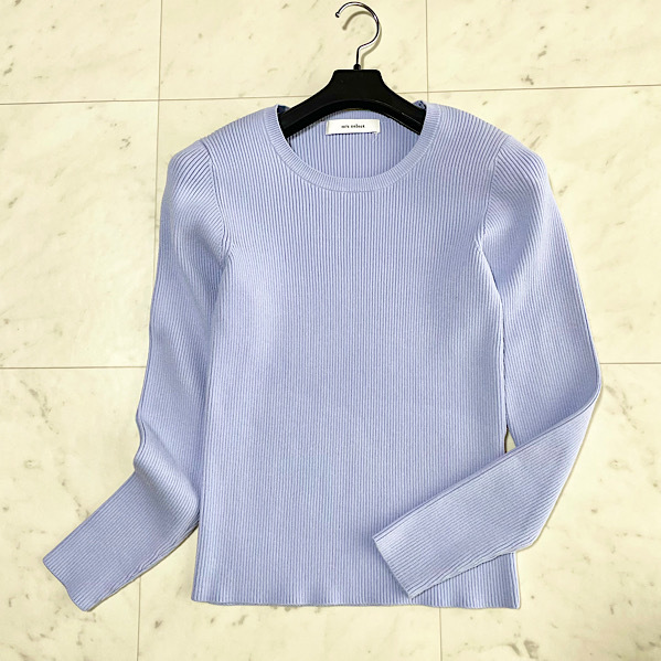 m's select エムズセレクト ニット ブルー 38 ②拍卖