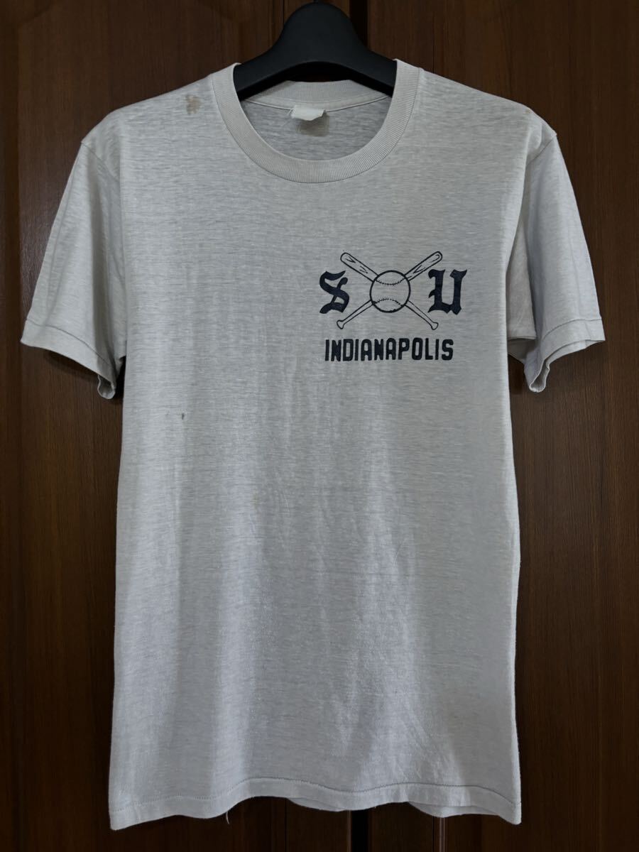 INDIANAPOLIS ベースボール Tシャツ シングルステッチ 80S? S拍卖
