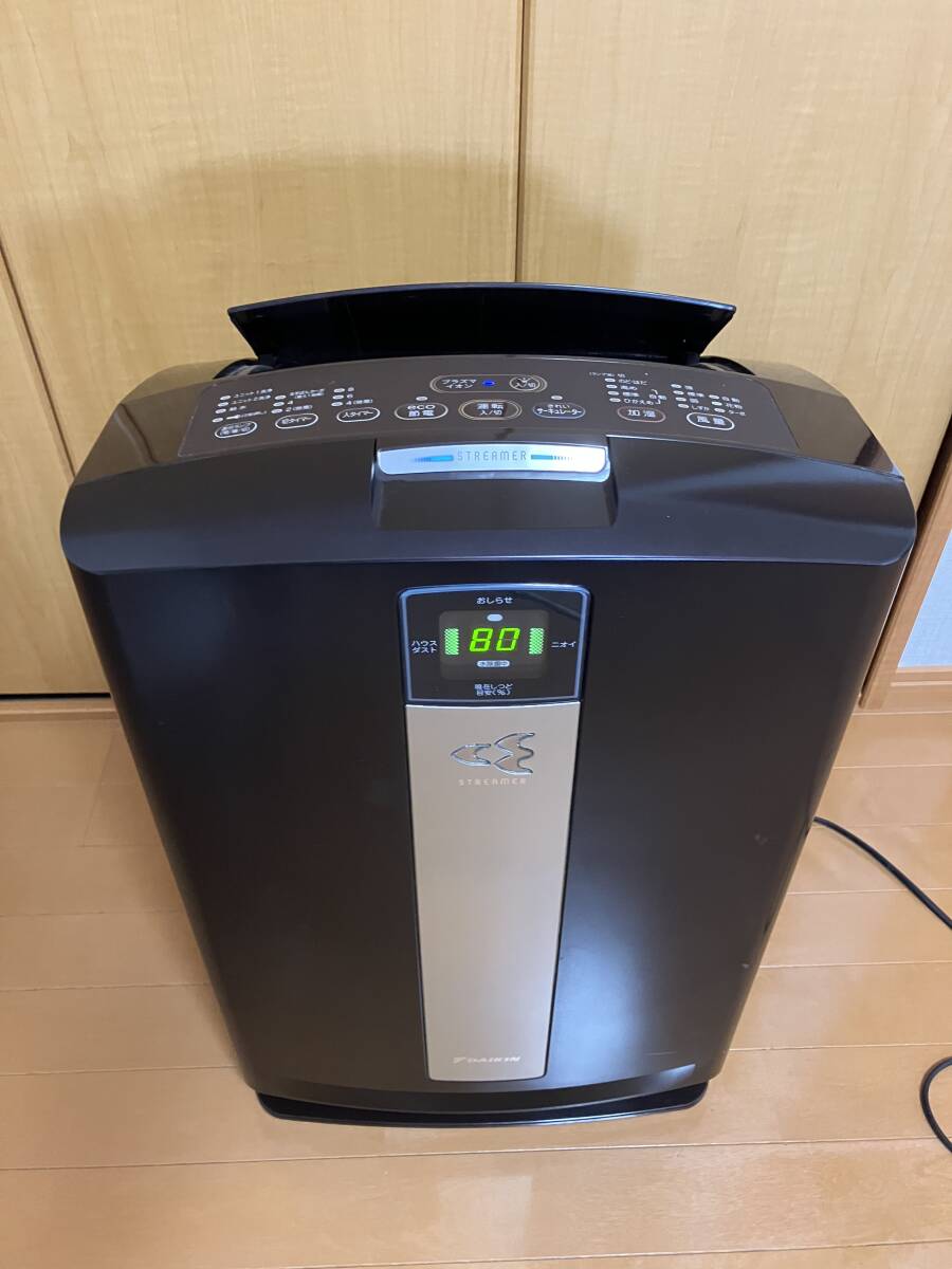 ★DAIKIN ダイキン 加湿ストリーマ 空気清浄機 MCK70P-T 中古品★拍卖