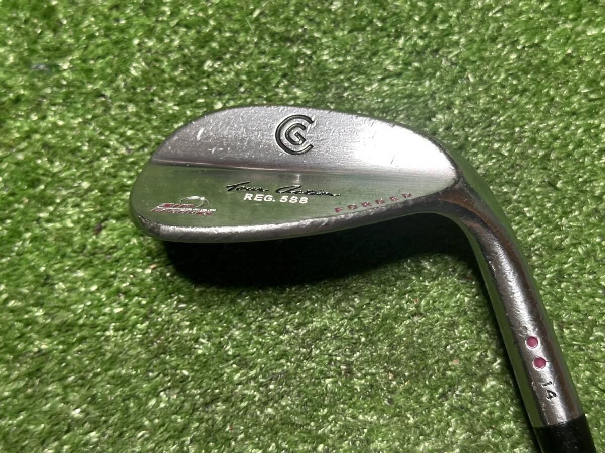 【同梱対応可】SAI-7699 中古 単品ウェッジ 56° Cleveland クリーブランド Tour Action REG.588 スチールシャフト Flex S200拍卖