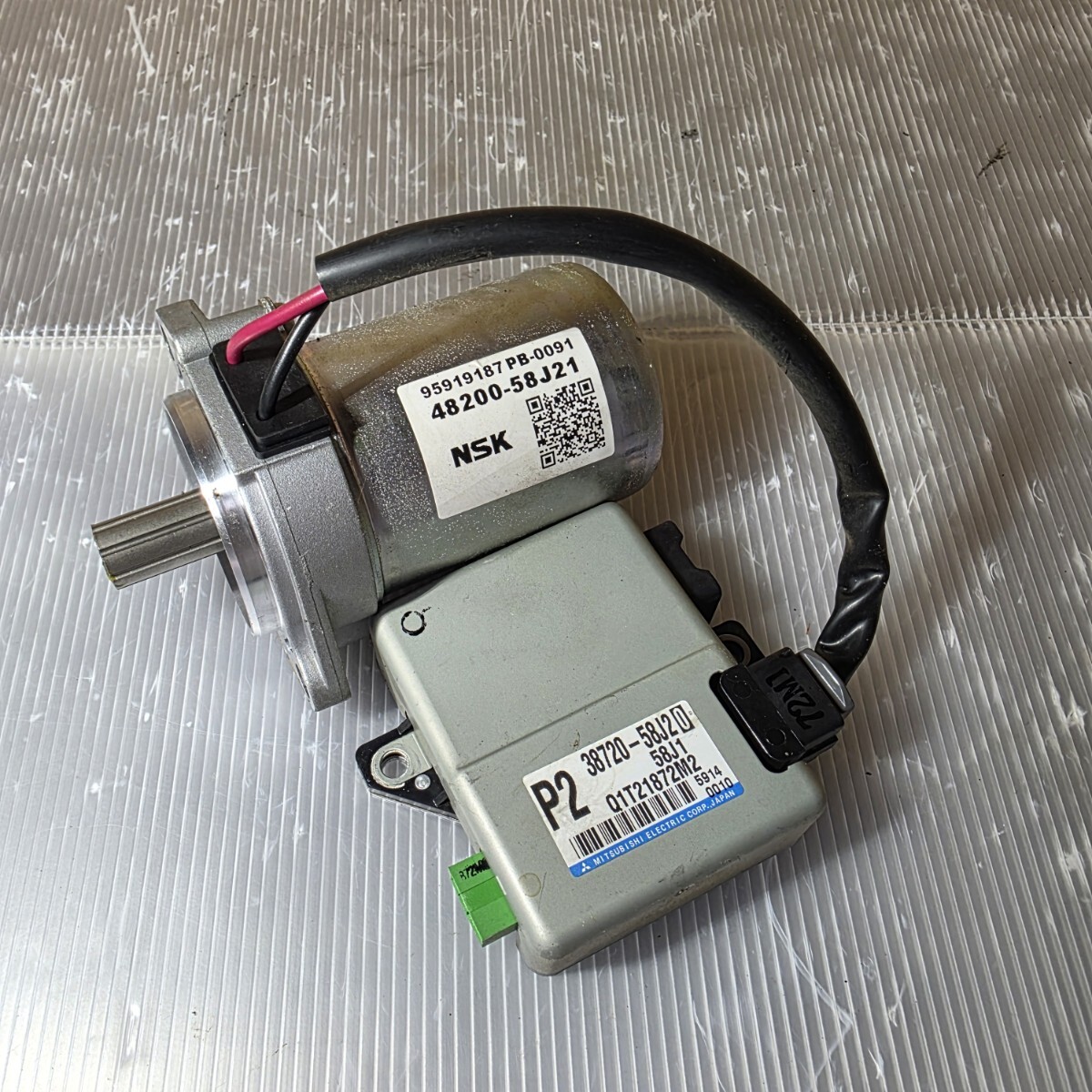 MH21S ワゴンR 純正 パワステモーター パワステコンピューター 48200-58J21 38720-58J20拍卖