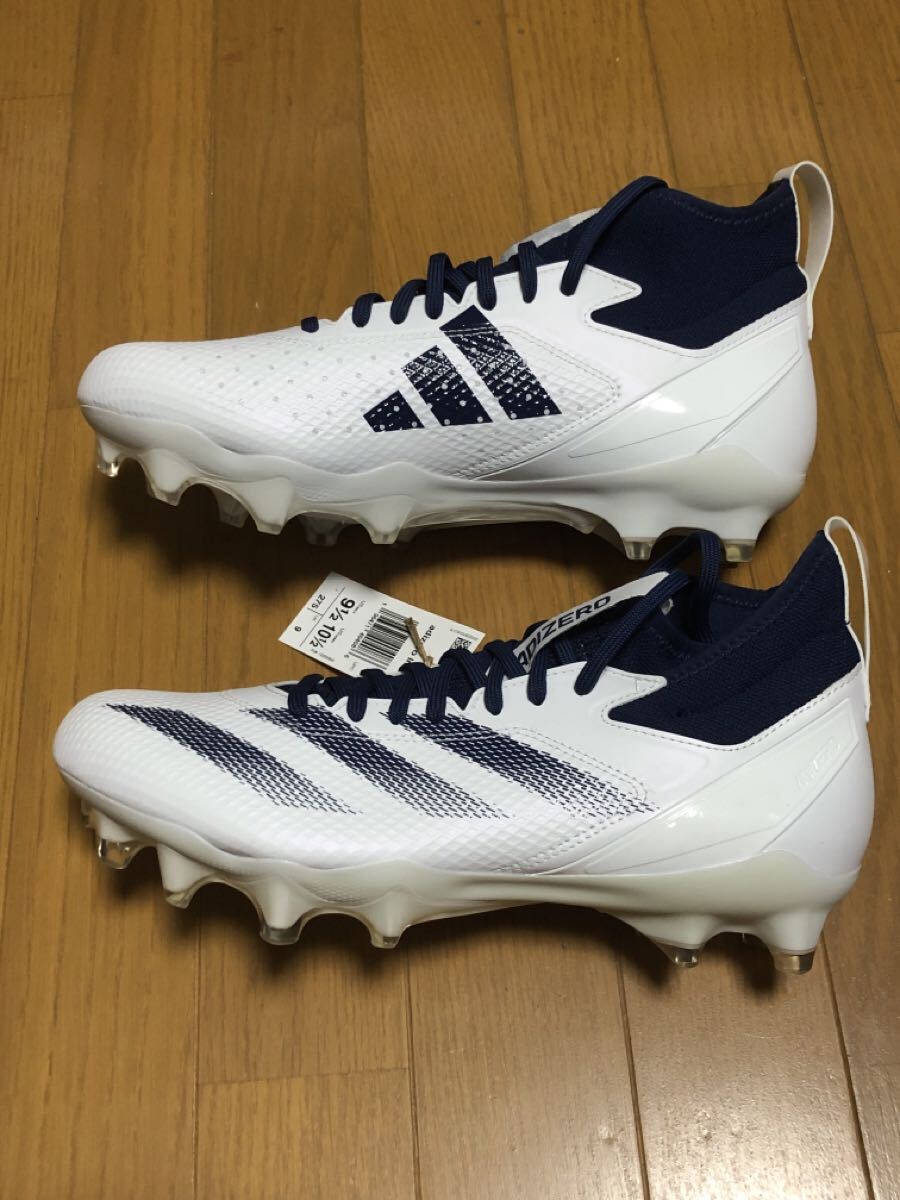 アディダス アディゼロ adidas Adizero Impact + フットボールクリート クラウド ホワイト/ネイビー IH7455 27.5cm 新品拍卖