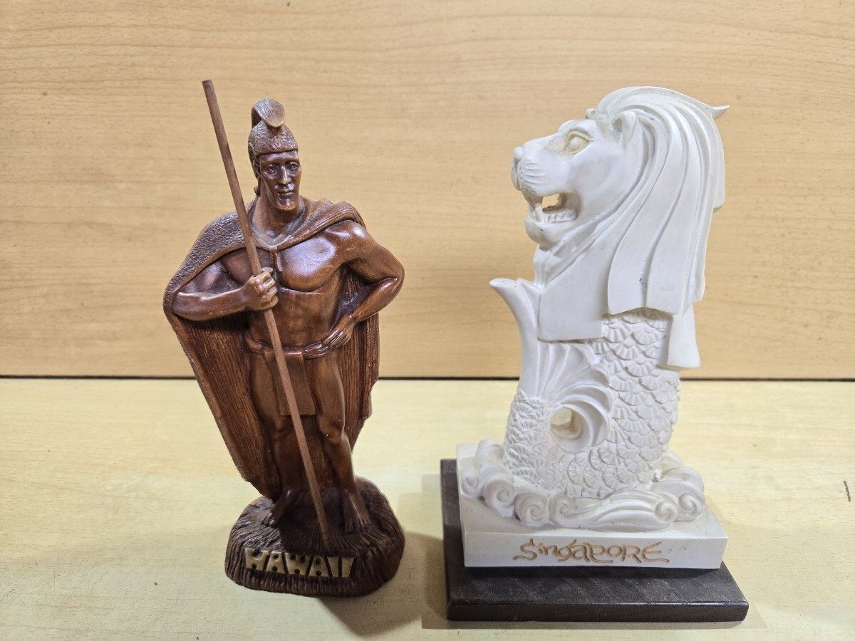 ハワイ シンガポール 置物 アンティーク オブジェ拍卖