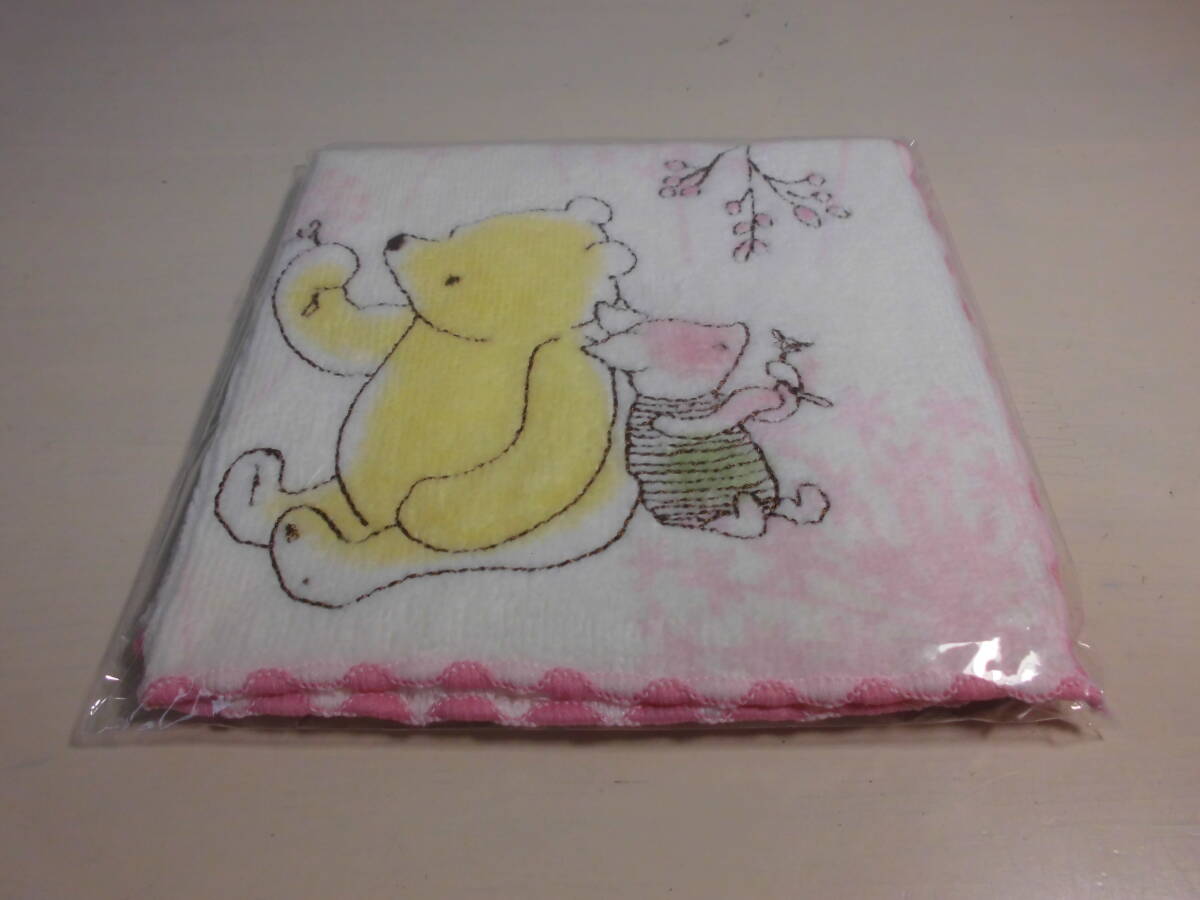 送料140円~ HOUSE OF ROSE ハウスオブローゼ クマのプーさん タオルハンカチ ディズニー no240602拍卖