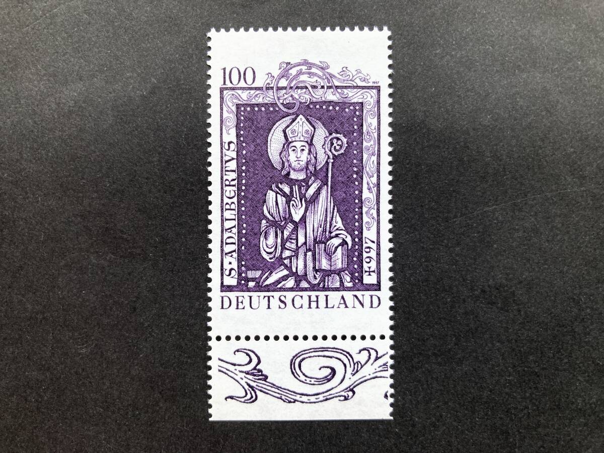 外国切手: ドイツ切手 「聖アダルベルト」1種完 未使用拍卖