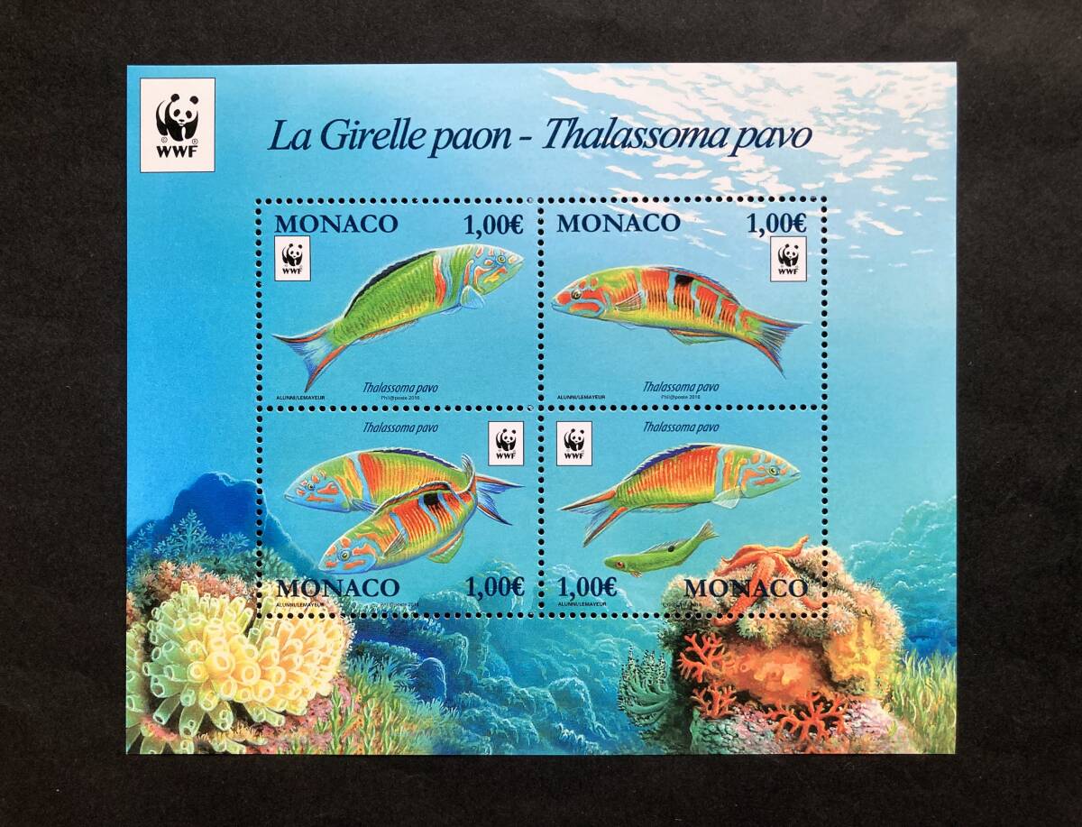 外国切手: モナコ切手 「WWF(世界自然保護基金)オーネイトラス」小型シート 未使用拍卖