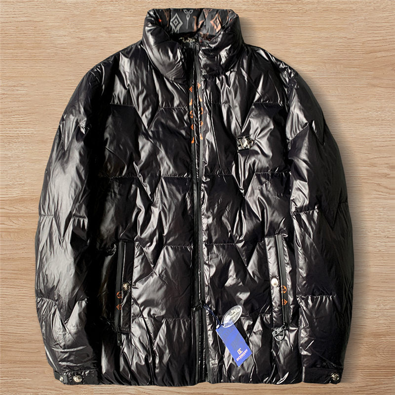 Y9508-XL ブラック 新品DCKMANY ダウンジャケット 高品質ダックダウン ショート丈 撥水 防寒 厚手 冬服 カジュアル 立ち襟 アウター メンズ拍卖