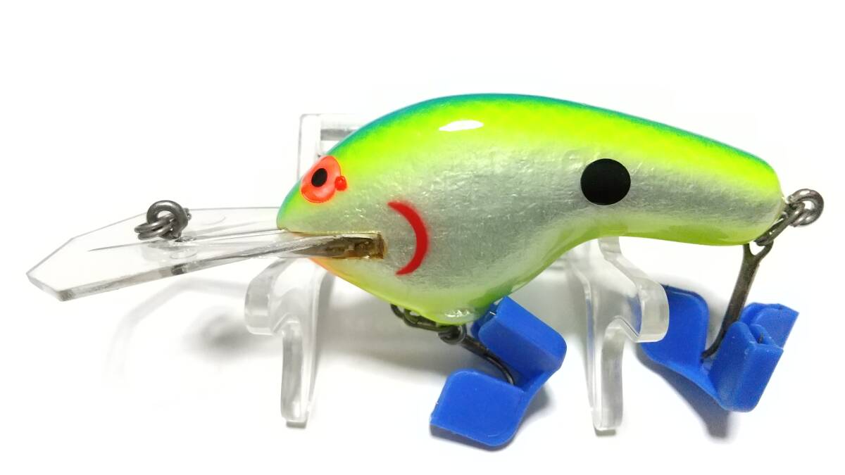 6 サンダーシャッド 312 ホイル 約6.5cm フラットサイドクランク THUNDER SHAD リッククラン BALSA バルサ BOX保管の未使用品拍卖