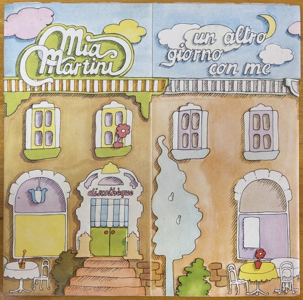 ●MIA MARTINI /Un Altro Giorno Con Me《超音波洗浄済》(6th/75年作/Cantautrice/伊Pops)※伊盤LP/Shaped Die Cut【SMRL 6174】1975年発売拍卖