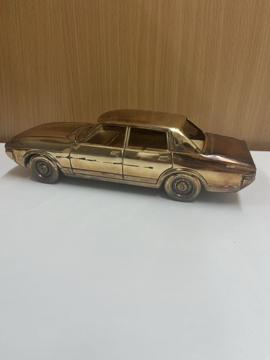 TOYOTA CROWN トヨタ クラウン 灰皿 シガレットケース 金色 オブジェ拍卖