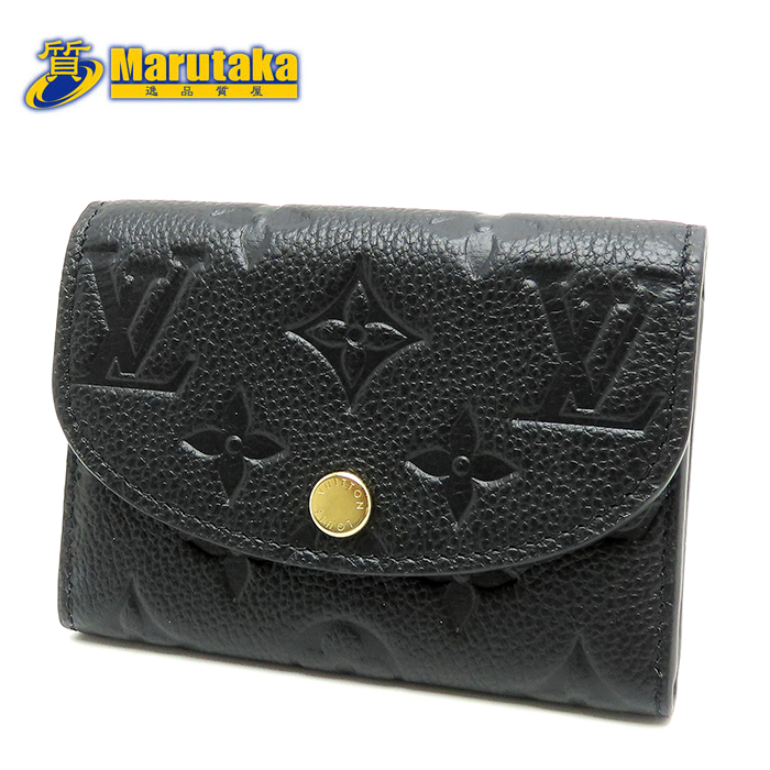 【ルイヴィトン】 未使用品 ポルトモネ・ロザリ 財布 LOUIS VUITTON 逸品質屋 丸高 送料無料 25k267 サイフ M81455拍卖