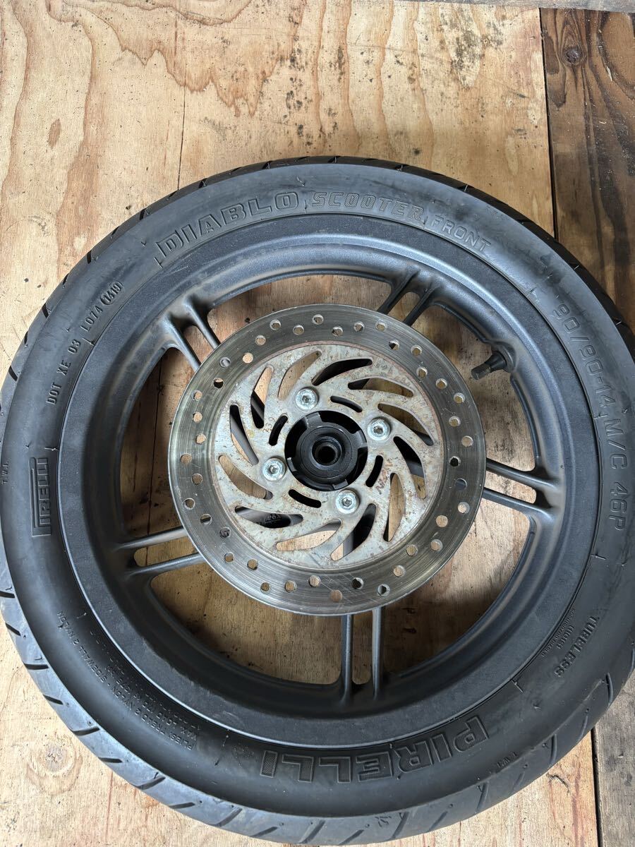 HONDA PCX125 JF28 フロントホイール タイヤ拍卖