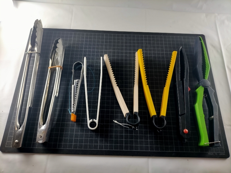 攝 タカミヤ リアルメソッド タカ産業 他 フィッシュクリッパー 魚つかみ フィッシュグリップ トング 8個セット REAL METHOD TAKA拍卖