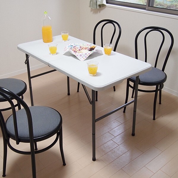 折りたたみテーブル 120cm アウトドア 作業台 折り畳みテーブル 折畳みテーブル 取っ手つき拍卖