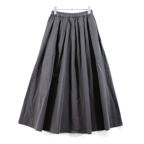relume JOURNAL STANDARD レリューム ジャーナルスタンダード 24SS ウォッシャブルタフタイージーロングスカート グレー拍卖