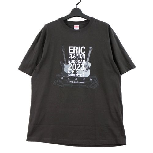 ERIC CLAPTON エリッククラプトン 2023 日本武道館 アニバーサリー Tシャツ XL グレー拍卖