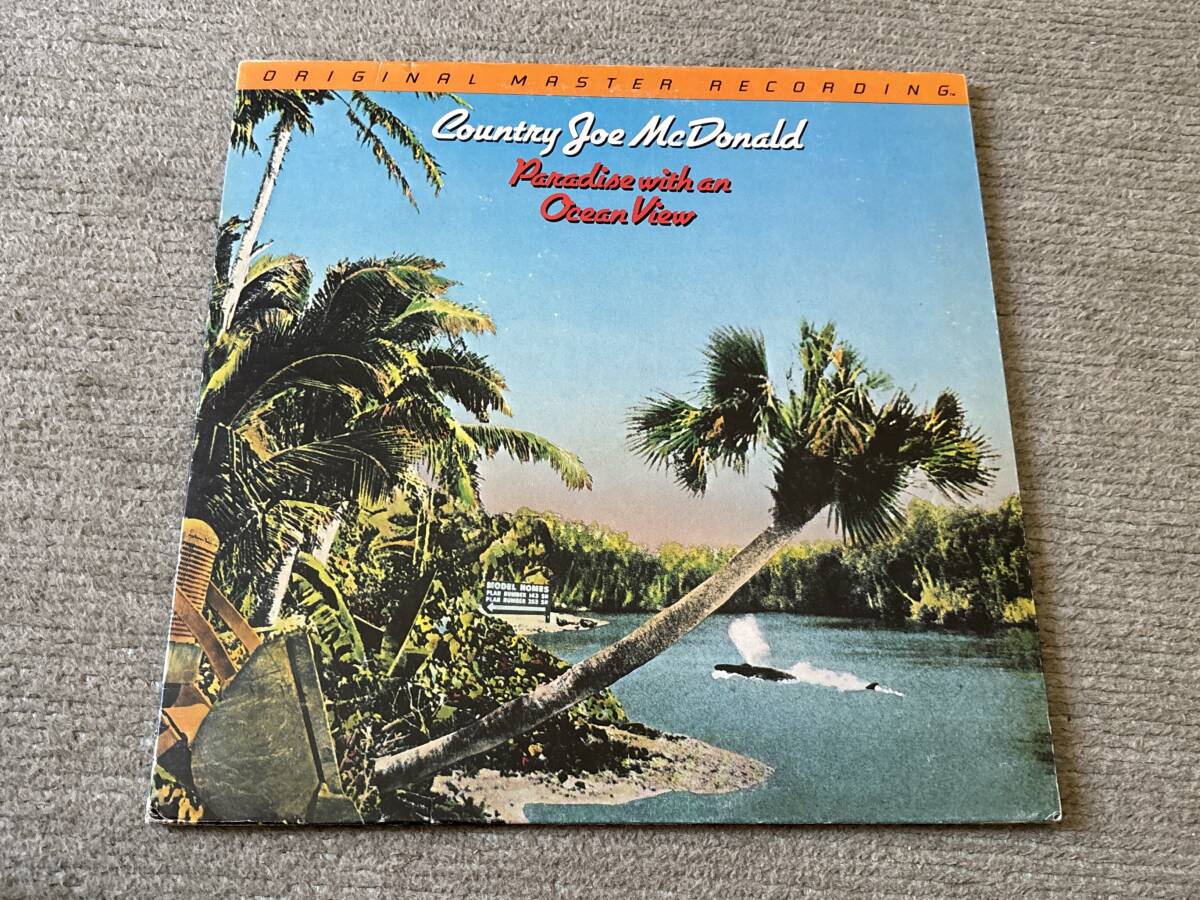 MFSL MO-FI Country Joe McDonald/Paradise eith an Ocean View LP アナログレコード カントリー・ジョー・マクドナルド Mobile Fidelity拍卖
