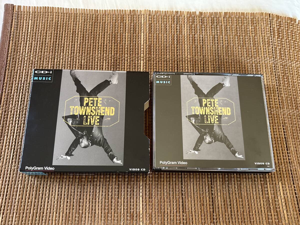 激レア VIDEO CD ビデオCD 3枚組 Pete Townshend/LIVE The Who ザ・フー ピート・タウンゼンド ヴィデオ拍卖