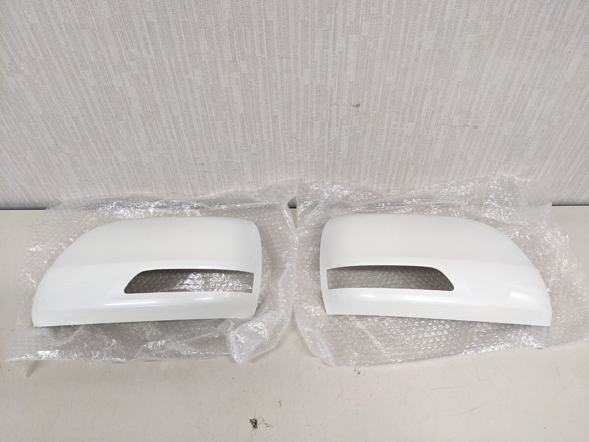 ◆プラド◆純正◆ドアミラーカバー◆左右セット◆パール◆№5840 ランクルプラド 150系 純正部品 トヨタ 08409-60140拍卖