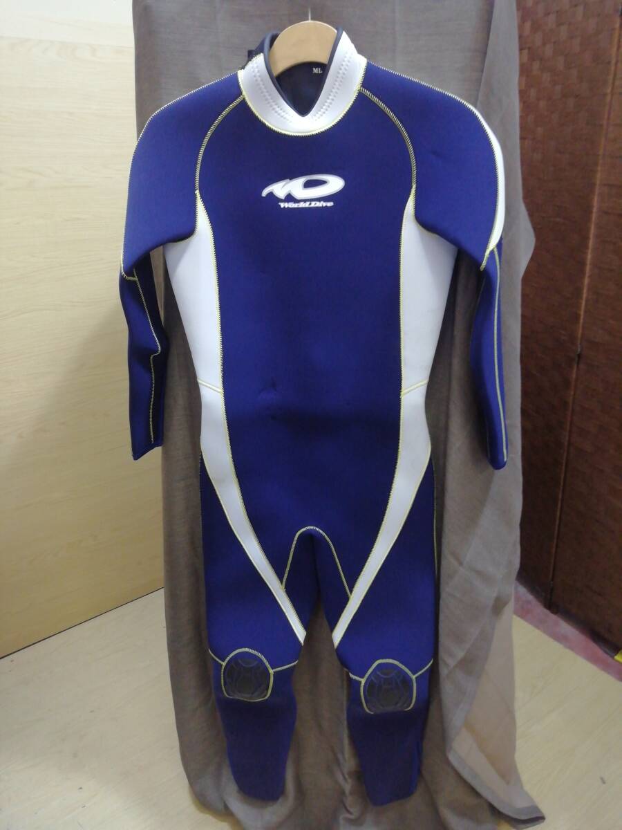 あ//H0382 World Dive ワールドダイブ ウェットスーツ MLサイズ 拍卖