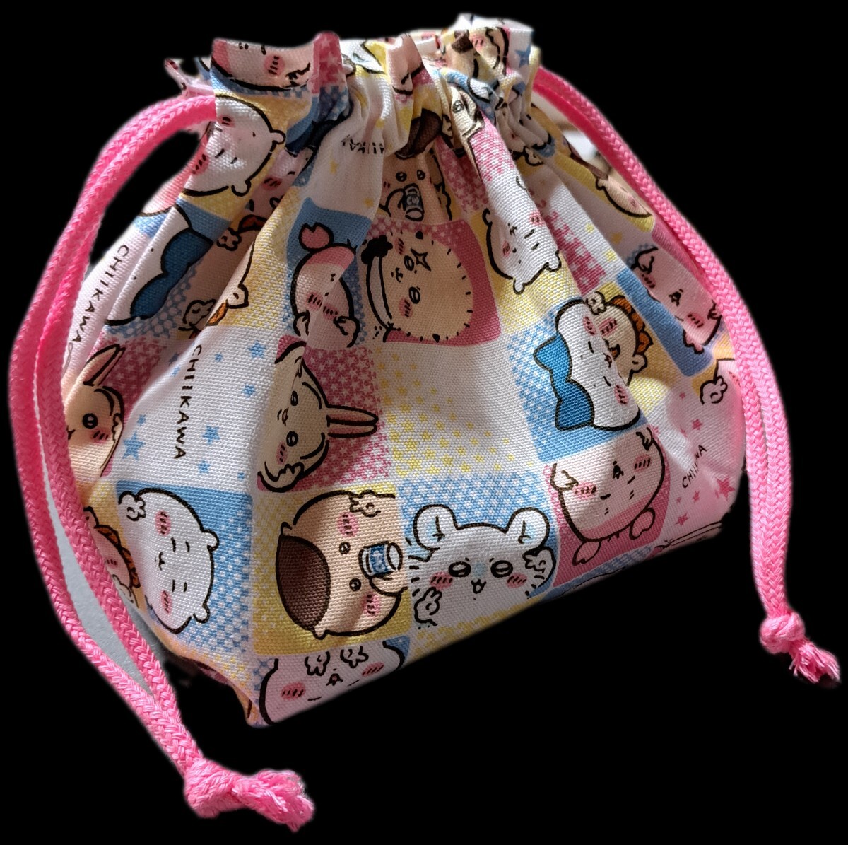 お弁当袋  巾着  給食袋  ハンドメイド 内布付き ちいかわ拍卖