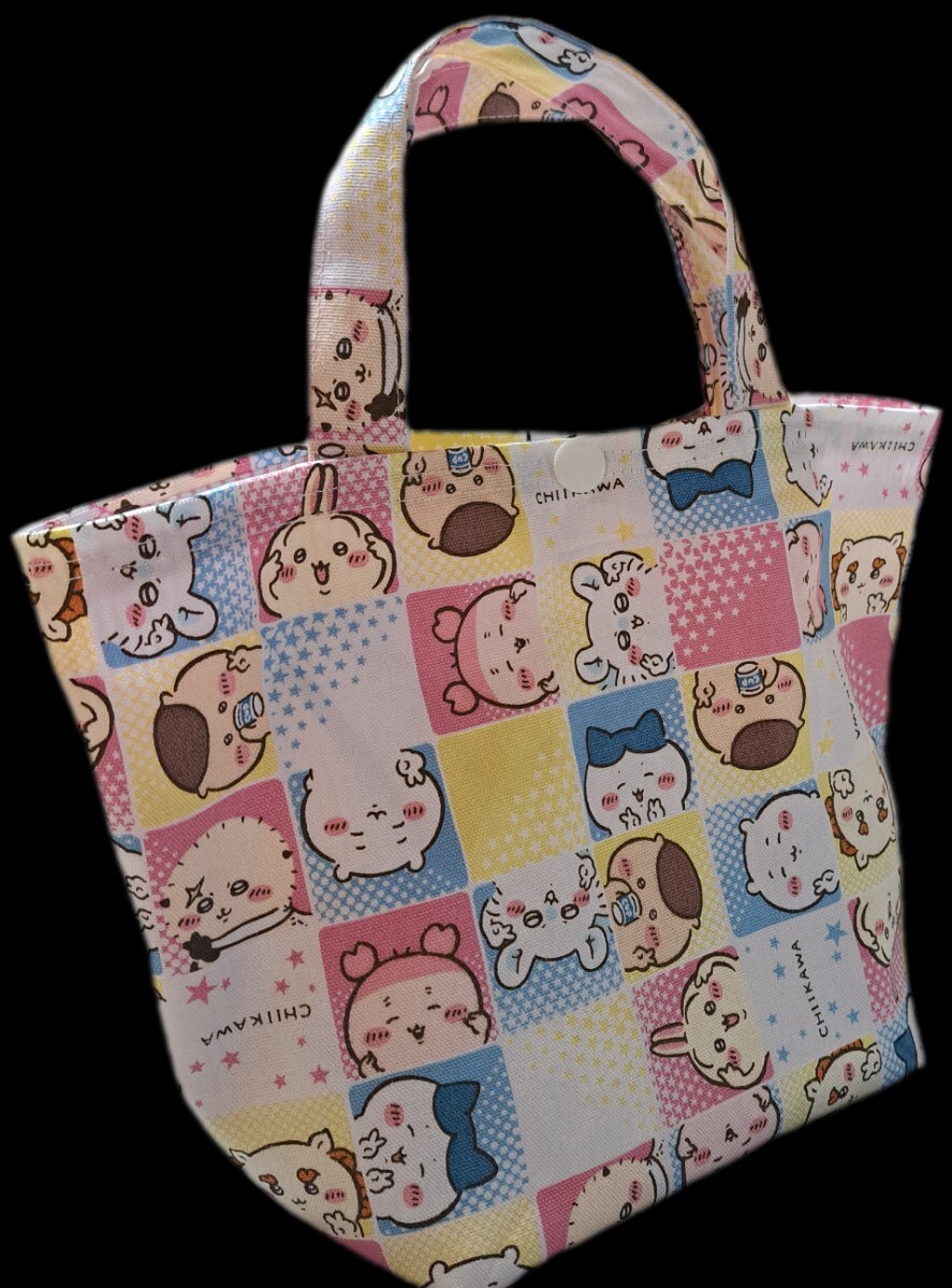 お弁当袋 小さなトートバッグ ちいかわ ハンドメイド 内布付き拍卖