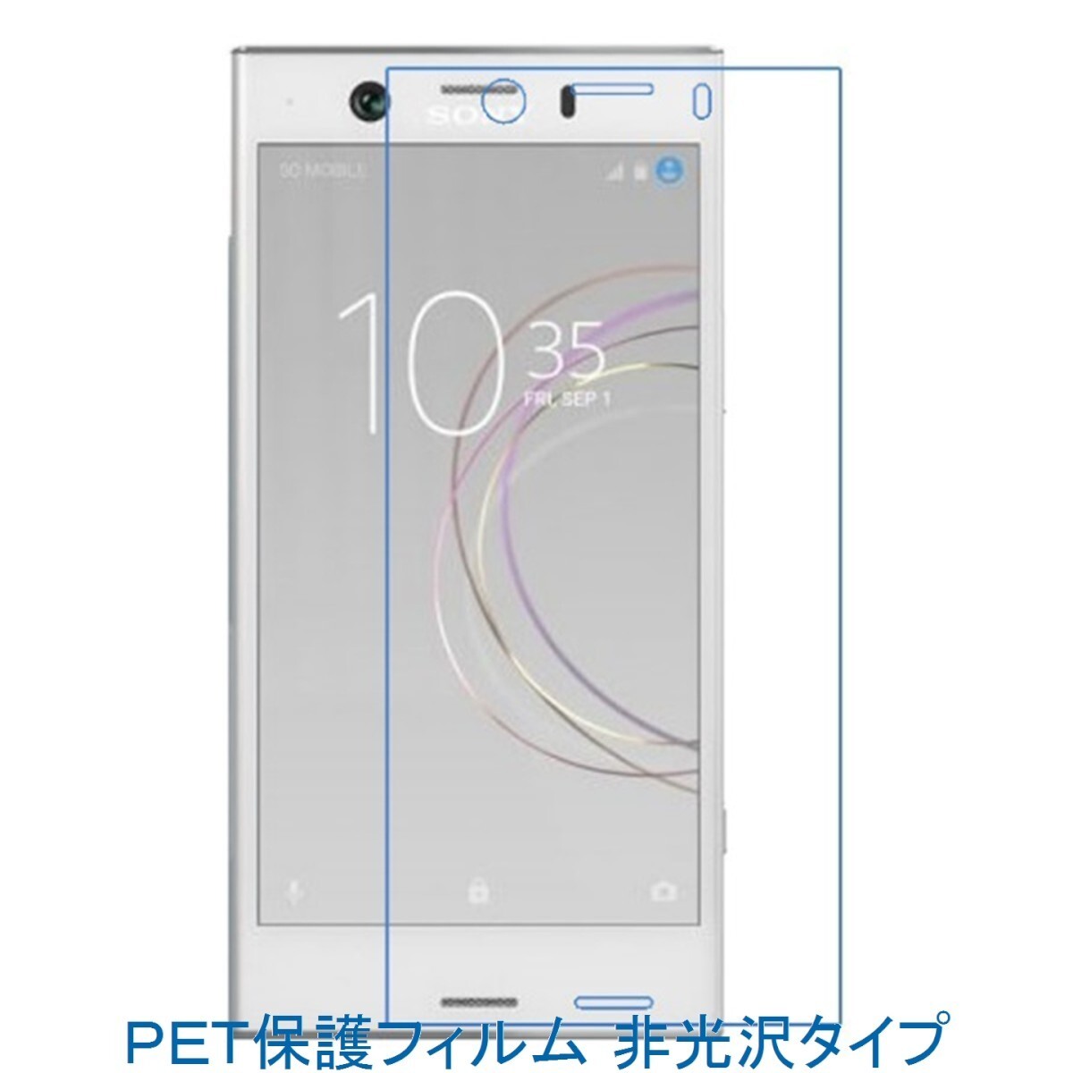 【2枚】 Xperia XZ1 Compact SO-02K 液晶保護フィルム 非光沢 指紋防止 F406拍卖