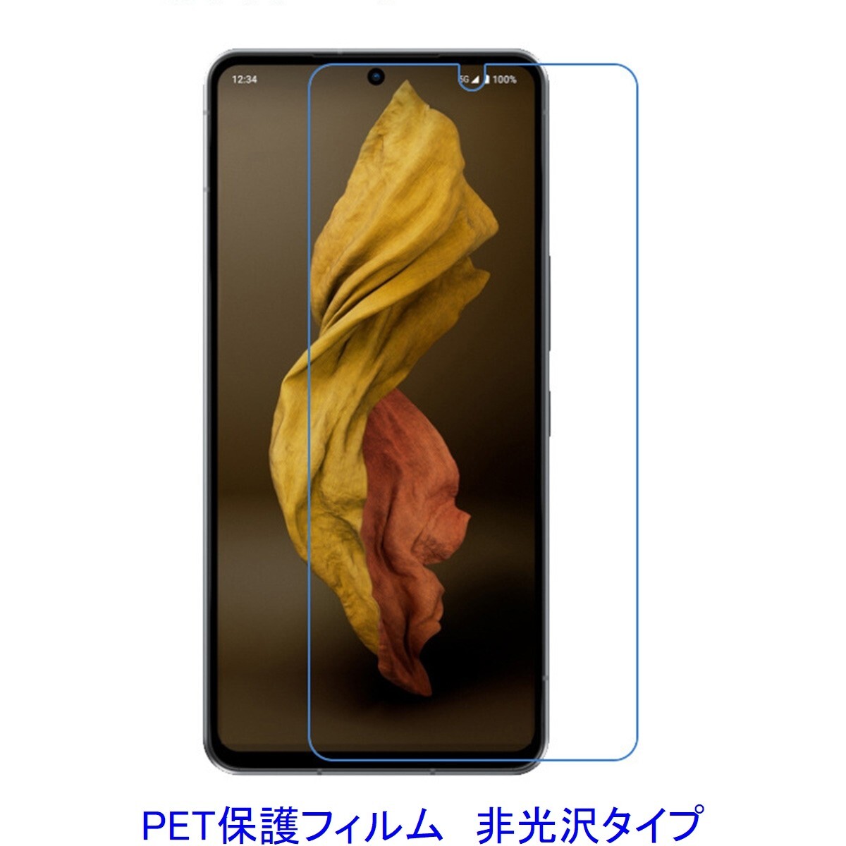 【2枚】 AQUOS R8 Pro SH-51D AQUOS R7 SH-52C A202SH LEITZ PHONE 2 液晶保護フィルム 非光沢 指紋防止 D282拍卖