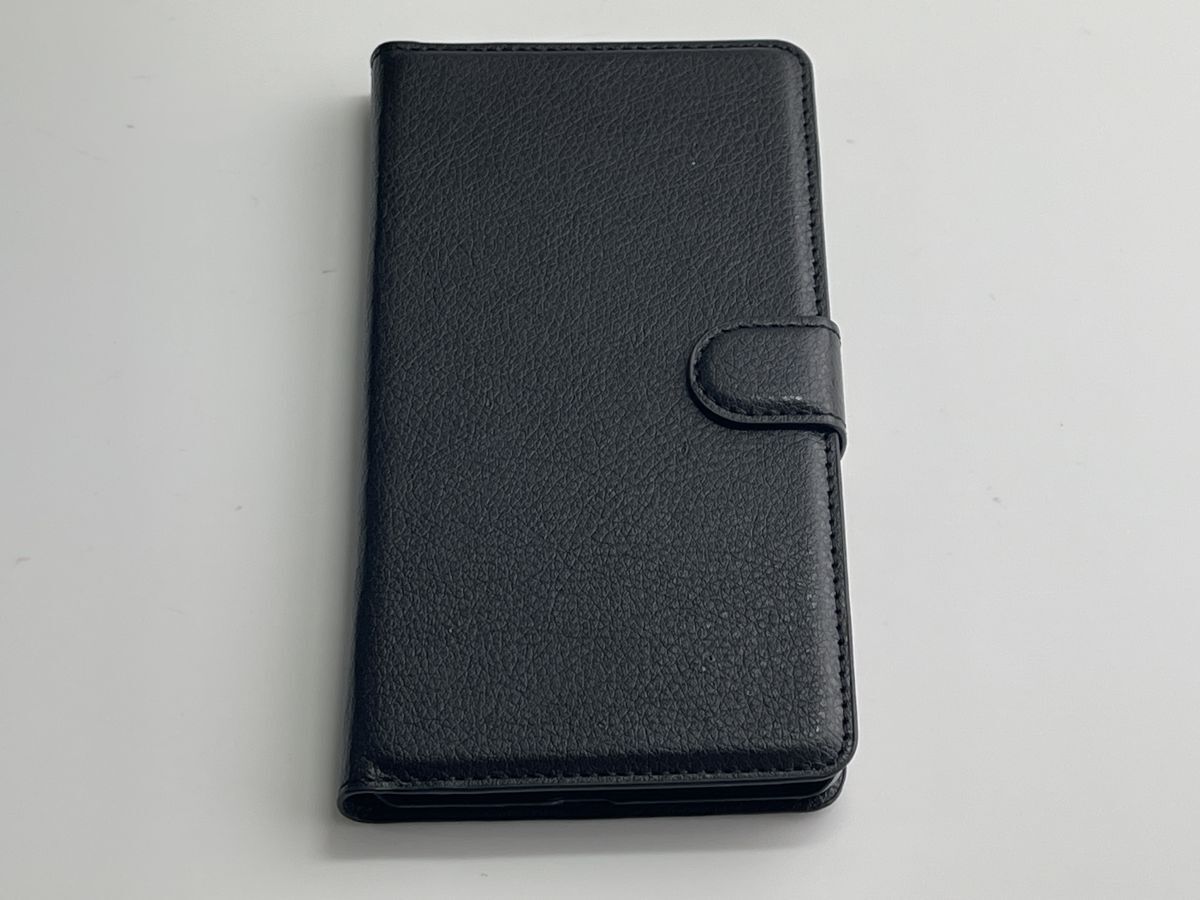 HUAWEI Mate7 6インチ 手帳型 PUレザー スマホケース 黒色 P227拍卖