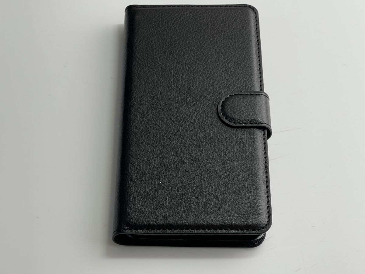 HUAWEI GR5 Honor 5X 5.5インチ 手帳型 PUレザー スマホケース 黒色 P225拍卖