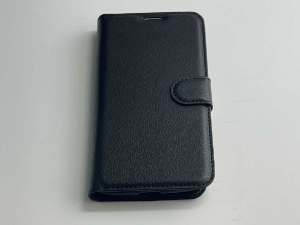 ZTE Axon 7 mini 5.2インチ 手帳型 ソフトケース PUレザー スマホケース 黒色 P220拍卖