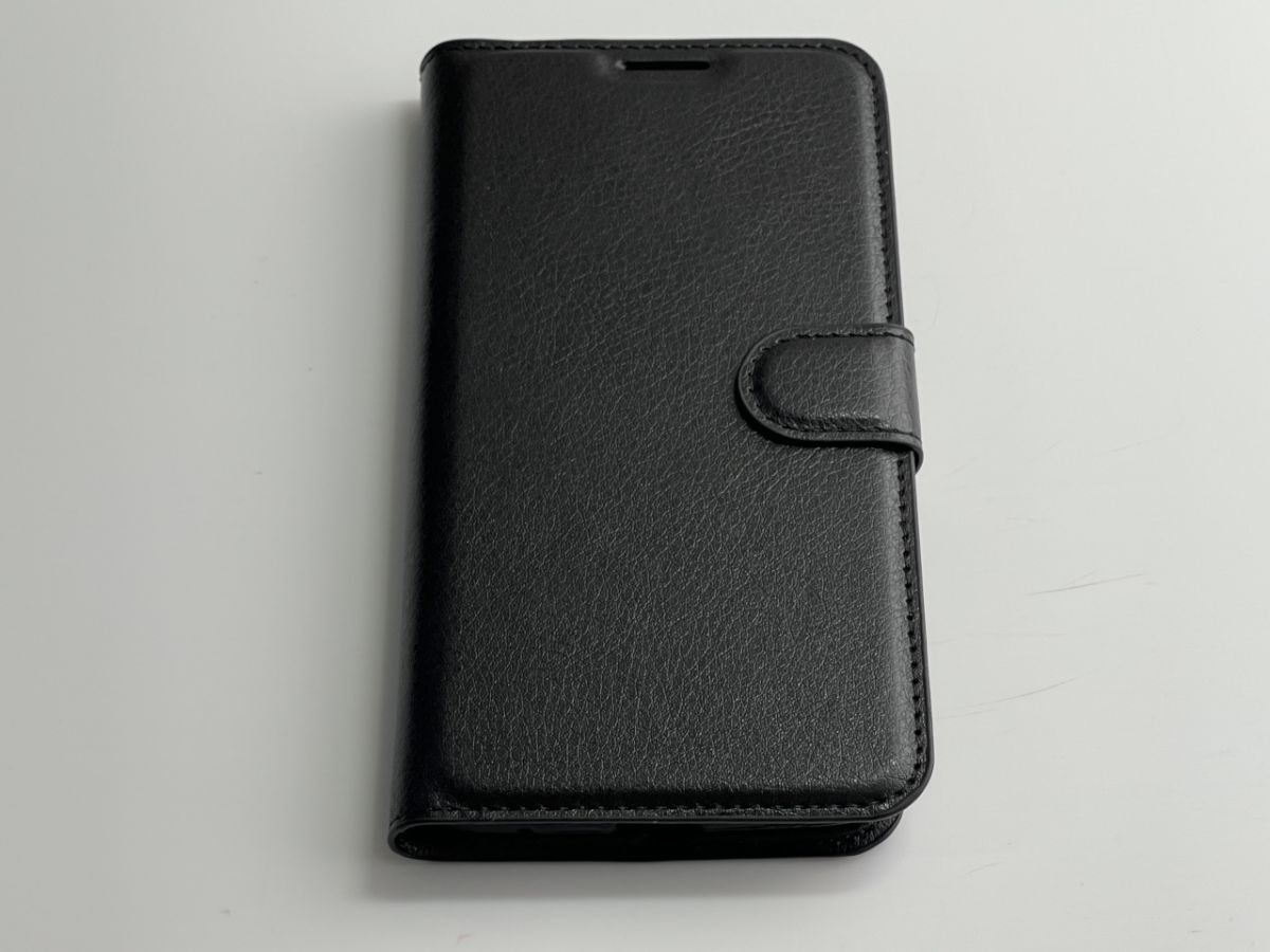 ZTE Axon 7 5.5インチ 手帳型 ソフトケース PUレザー スマホケース 黒色 P219拍卖