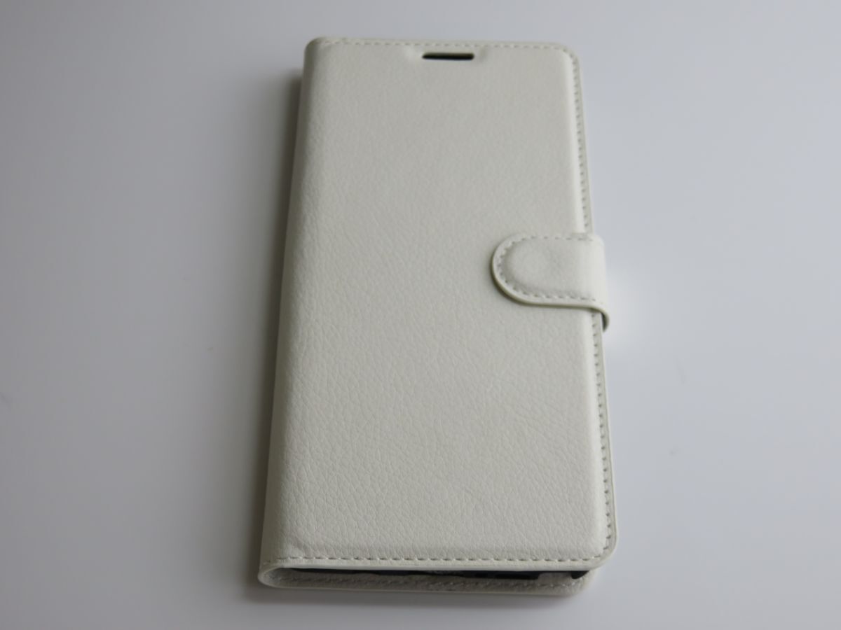 Galaxy Note8 SC-01K SCV37 6.3インチ 手帳型 ソフトケース PUレザー スマホケース 白色 P267拍卖
