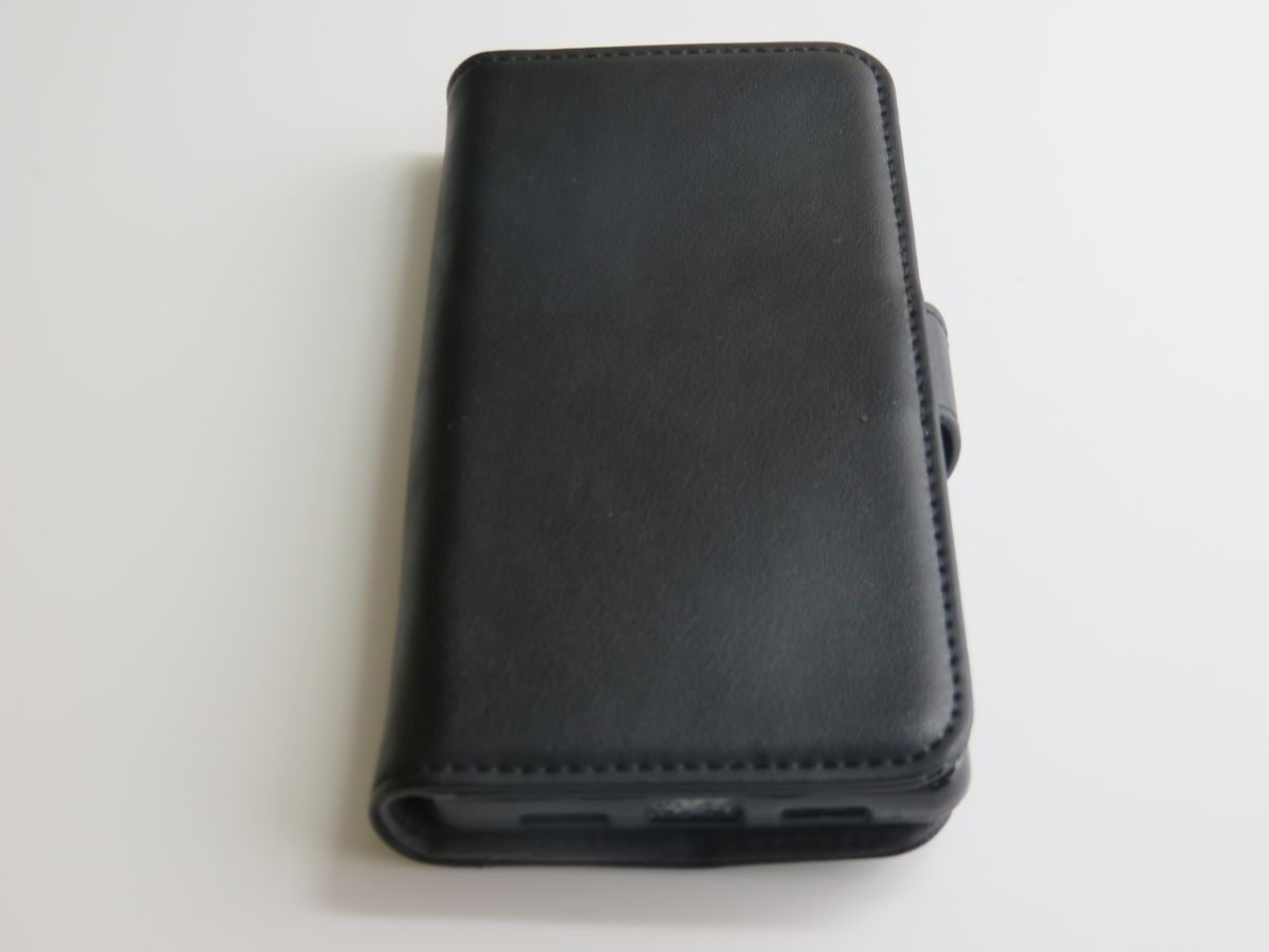 HUAWEI P8 lite LUMIERE 503HW 2015年 5インチ手帳型 ソフトケース 本革 スマホケース 黒色 P255拍卖