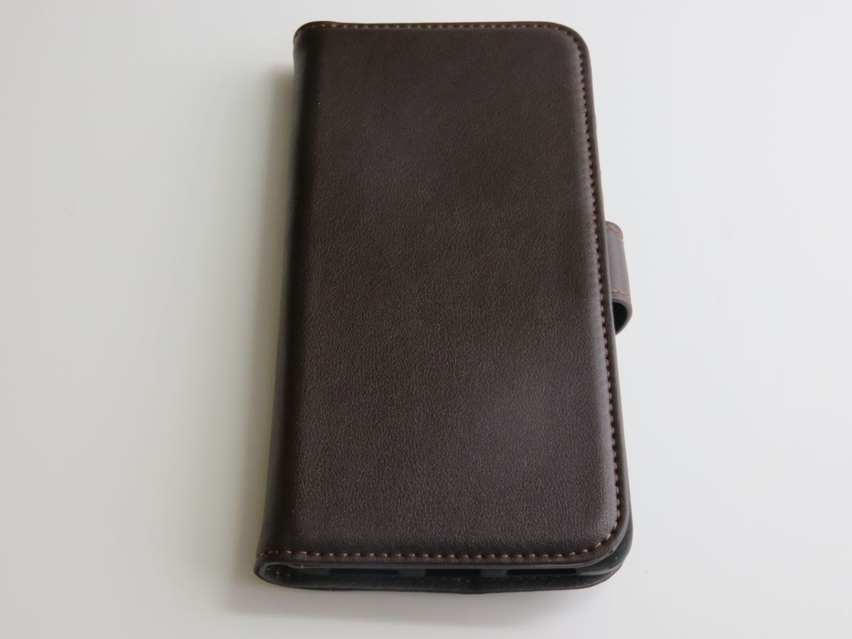 HUAWEI Mate9 5.9インチ手帳型 ソフトケース 本革 スマホケース 茶色 P254拍卖