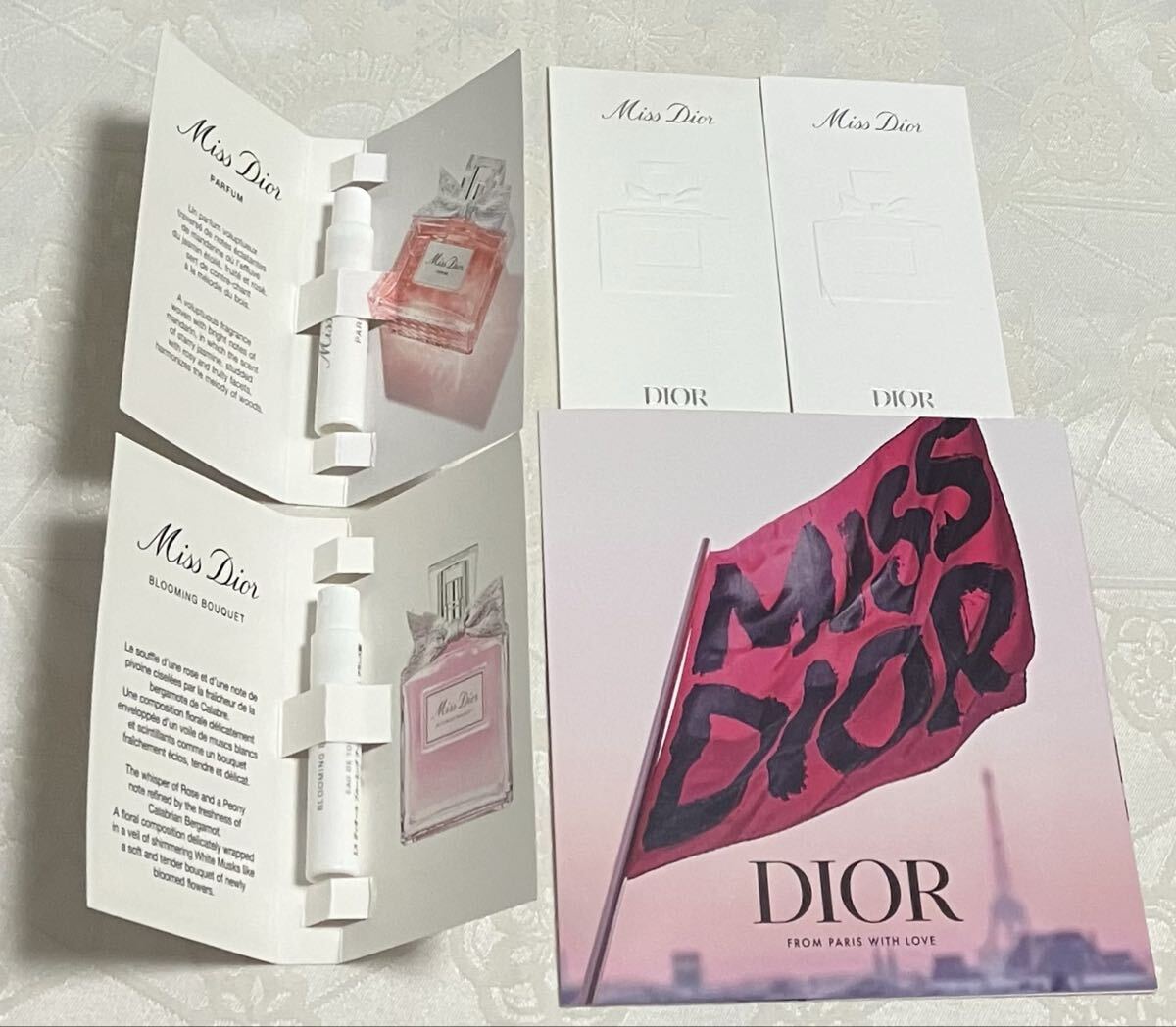 新品 送料無料 Miss Dior ミスディオール パルファン ブルーミングブーケ オードトワレ 香水 試供品 サンプルセット 拍卖