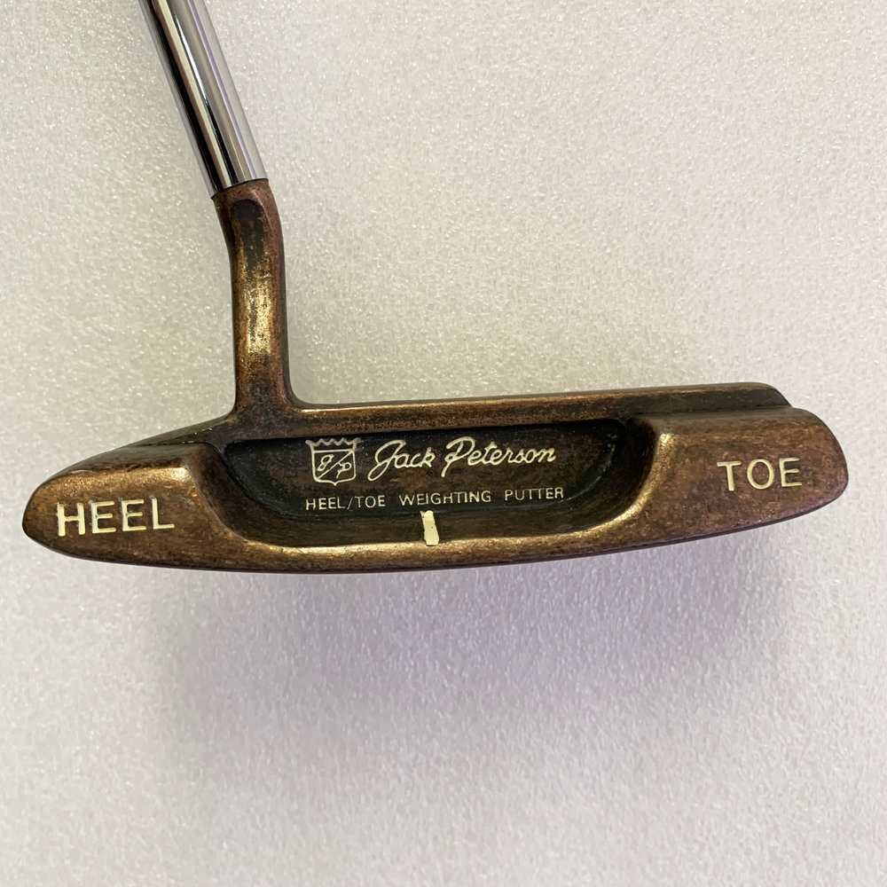 レア 希少 Jack Peterson PRO-2 パター ジャック・ピーターソン HEEL TOE WEIGHTING PUTTER オリジナル スチール シャフト【795拍卖