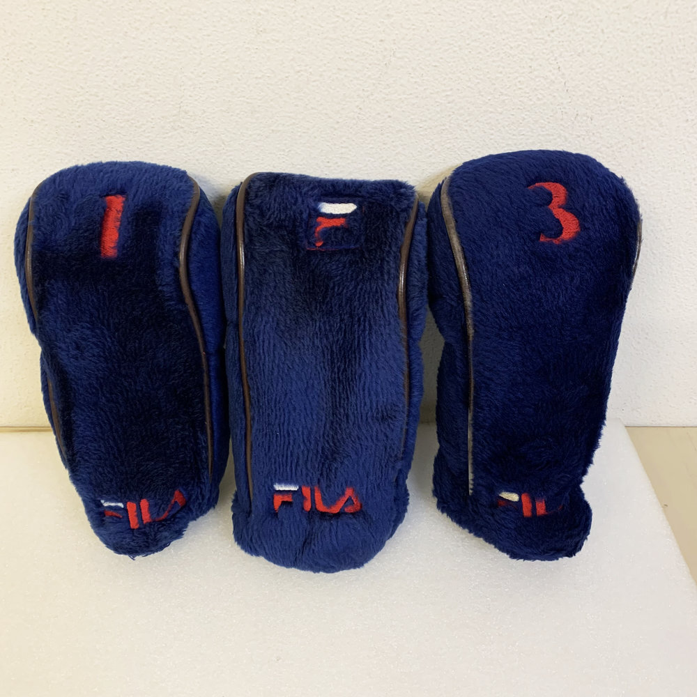FILA GOLF ゴルフ ヘッドカバー ドライバー フェアウェイウッド等 フィラ DR FW Golf head cover【810拍卖