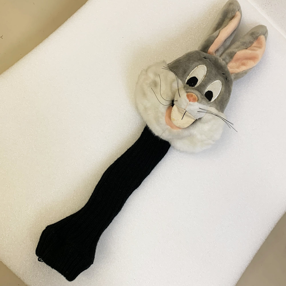 バッグス・バニー UT FW ゴルフ ヘッドカバー ユーティリティ フェアウェイウッド スプーン ぬいぐるみ Bugs Bunny Golf head co【817拍卖