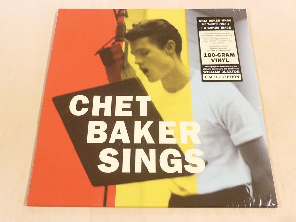 未開封 チェット・ベイカー Sings 限定180g重量盤LP ボーナス1曲追加 Chet Baker シングス Russ Freeman Shelly Manne My Funny Valentine拍卖