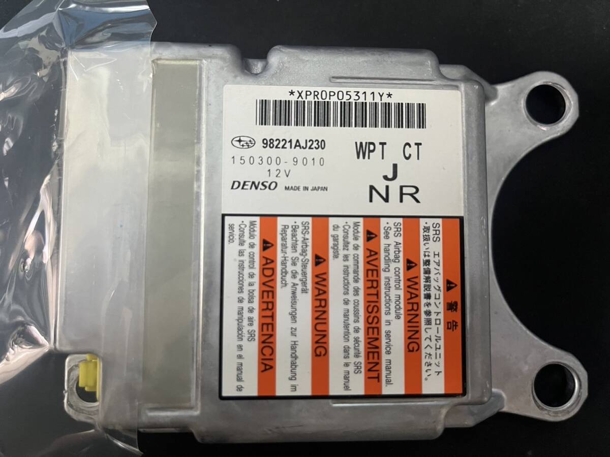保証付き!!レガシィ BR/BM 98221AJ230 エアバック エアバッグ エアーバック コンピューター 150300-9010 SRS ECU379 m.拍卖