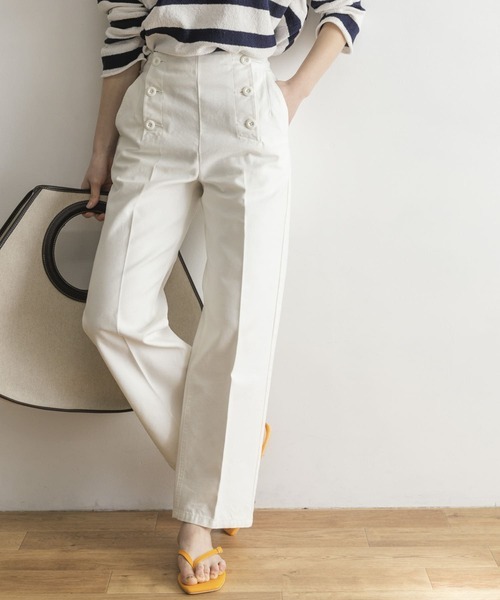 「URBAN RESEARCH」 パンツ 38 ホワイト レディース拍卖