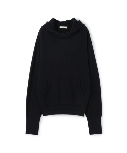 「TOMORROWLAND」 「MACPHEE」ニットパーカー S ネイビー レディース拍卖