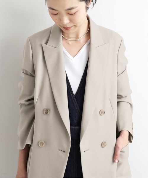 「IENA」 テーラードジャケット 34 グレー レディース拍卖