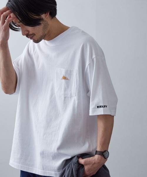 「FREAK'S STORE」 「KELTY」半袖Tシャツ LARGE ホワイト メンズ拍卖